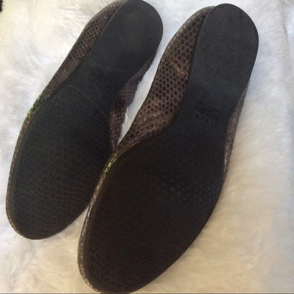 SW Lastikon Mermaid Ballet Flats Snakeskin US 5.5-6 - Picture 2 of 5